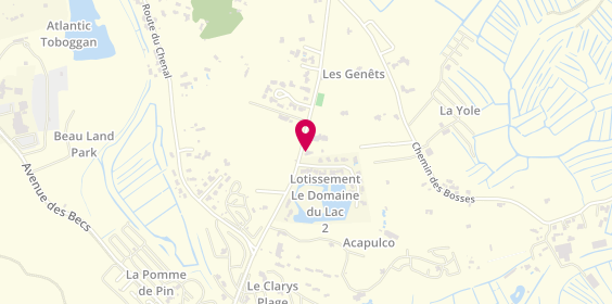 Plan de Camping des Genêts, 55 avenue des Épines, 85160 Saint-Jean-de-Monts