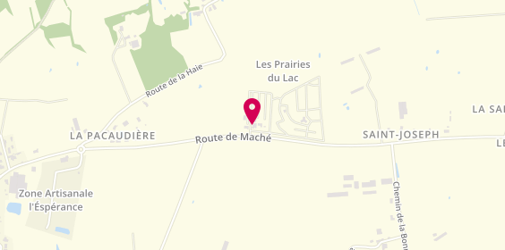 Plan de Les Prairies du Lac, 23 Route de Mâche, 85220 Apremont