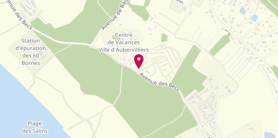 Plan de Camping Les Salines Saint-Hilaire-de-Riez, 70 avenue des Becs, 85270 Saint-Hilaire-de-Riez