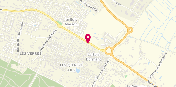 Plan de Le Bois Dormant, 168 Rue des Sables, 85160 Saint-Jean-de-Monts