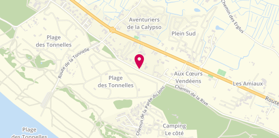Plan de Camping Les Peupliers de la Rive, 70 chemin de la Rive, 85160 Saint-Jean-de-Monts