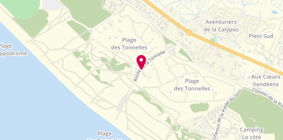 Plan de Le Rivage, 11 Route de la Tonnelle, 85160 Saint-Jean-de-Monts