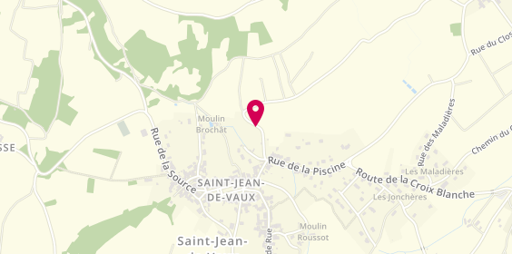 Plan de Camping Municipal, 17 Rue Piscine, 71640 Saint-Jean-de-Vaux