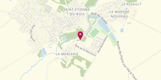 Plan de Camping la Petite Boulogne, 12 Rue du Stade, 85670 Saint-Étienne-du-Bois
