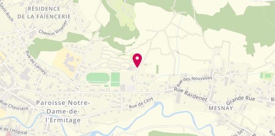 Plan de Camping Les Vignes, 5 Rue Piscine, 39600 Arbois