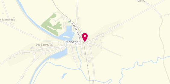 Plan de Camping Pannecot, Bourg Pannecot, 58290 Limanton