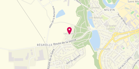 Plan de Camping le Rouge Gorge, 2 Route de la Verrie, 85290 Saint-Laurent-sur-Sèvre