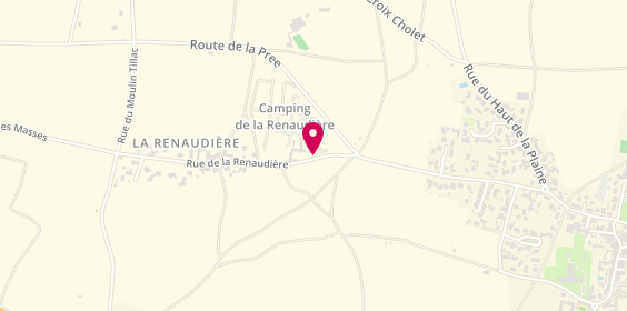 Plan de Camping la Renaudiere, 2 Route de la Renaudière, 44770 La Plaine-sur-Mer