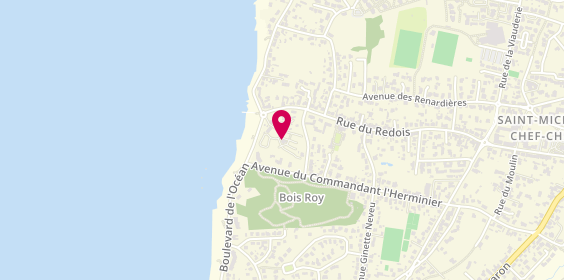 Plan de Camping du Bord de Mer, 1 Bis Boulevard de l'Océan, 44730 Saint-Michel-Chef-Chef