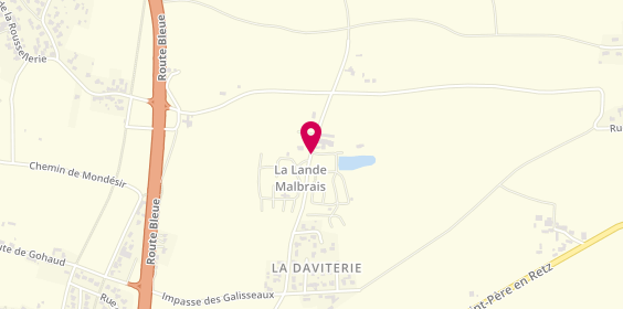 Plan de Camping la Lande Malbrais, Rue de la Lande Malbrais, 44730 Saint-Michel-Chef-Chef