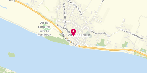 Plan de Camping Municipal, Lieu-Dit Port Roux Rue Nationale, 49400 Villebernier