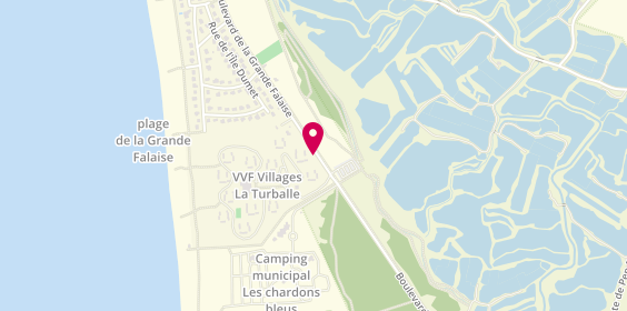 Plan de Camping Municipal de la Turballe, Boulevard Grande Falaise, 44420 La Turballe