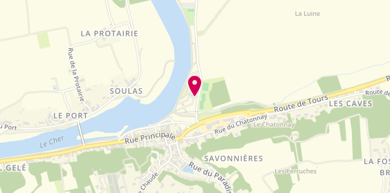Plan de Camping la Confluence, Route du Bray, 37510 Savonnières