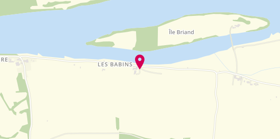 Plan de Camping Les Babins, Les Babins, 49530 Orée-d'Anjou