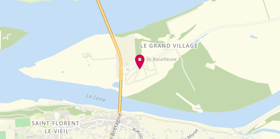 Plan de Camping Municipal l'Ile Batailleuse, Île Batailleuse, 44370 Loireauxence