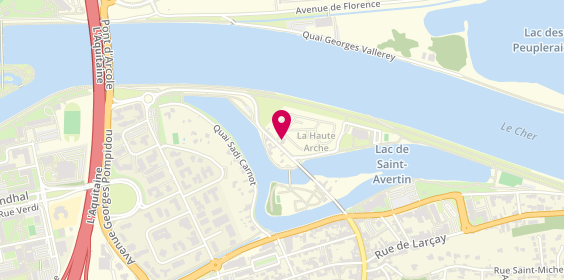 Plan de Camping Les Rives du Cher, 61 Rue de Rochepinard, 37550 Saint-Avertin