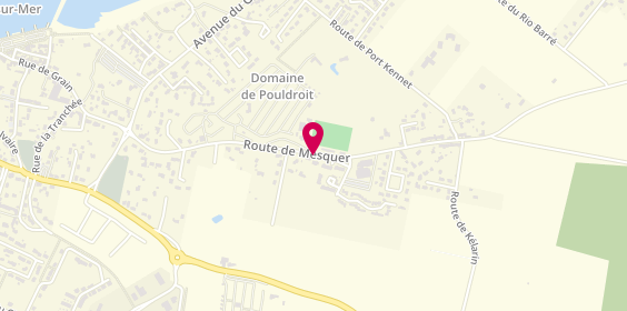 Plan de Domaine de Pouldroit, 247 Route Mesquer, 44420 Piriac-sur-Mer