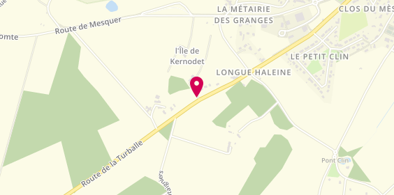 Plan de Camping de l'Ile de Kernodet, 19 Route de la Turballe, 44350 Saint-Molf