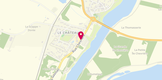 Plan de Camping Municipal le Chateau, 25 Rue Chevrière, 49080 Bouchemaine