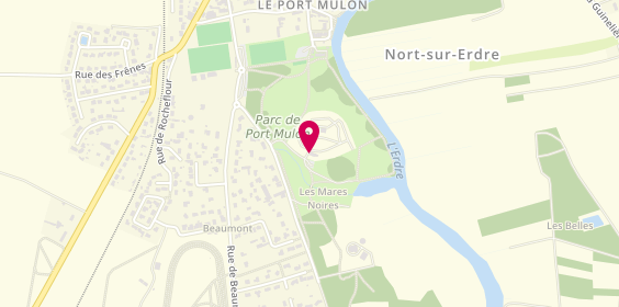 Plan de Camping du Port Mulon, Rue des Mares Noires, 44390 Nort-sur-Erdre
