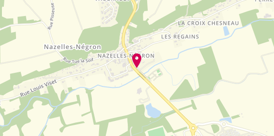 Plan de Camping des Patis, Rue Camille Breton, 37530 Nazelles-Négron