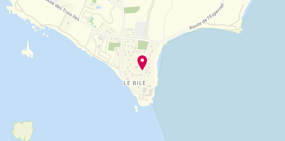 Plan de Camping des Iles, Route Bile, 56760 Pénestin