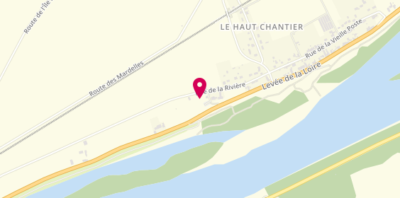 Plan de Camping le Jardin Botanique, 9 Bis Rue de la Rivière, 37530 Limeray