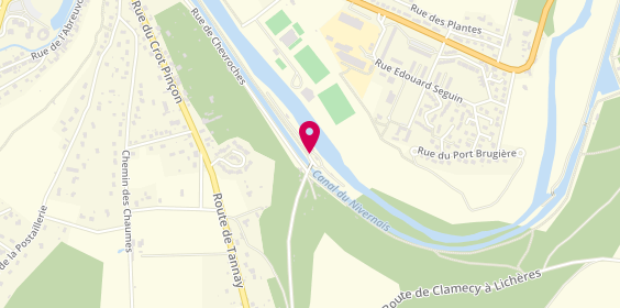 Plan de Camping du Pont Picot, Rue de Chevroches, 58500 Clamecy