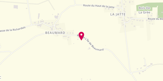 Plan de Camping du Bois de Beaumard, 1 Rue de l'Île de Beaumard, 44160 Pontchâteau