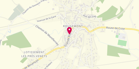Plan de Camping du Bois de Reveuge, Rue Rougemont, 25680 Rougemont