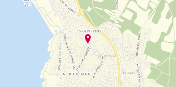 Plan de Camping le Goh Velin, 89 Rue de Guernevé, 56730 Saint-Gildas-de-Rhuys