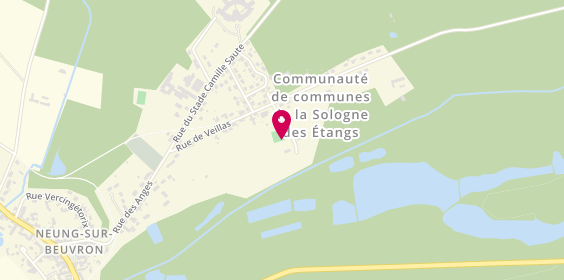 Plan de Camping la Varenne, 34 Rue de Veillas, 41210 Neung-sur-Beuvron