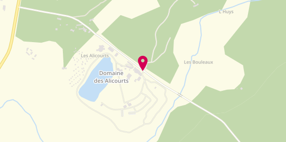 Plan de Camping Sandaya Les Alicourts, Les Alicourts, 41300 Pierrefitte-sur-Sauldre