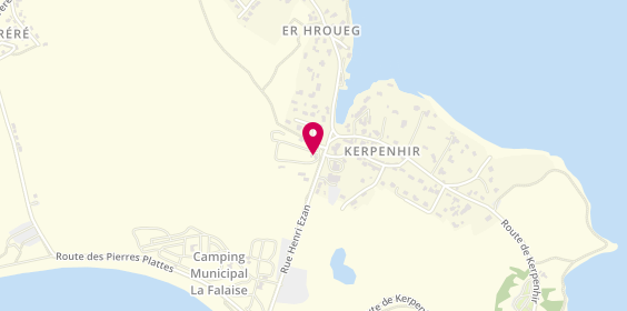 Plan de Domaine de Kerpenhir - Camping Morbihan, 2 Rue Henri Ezan Kerpenhir, 56740 Locmariaquer