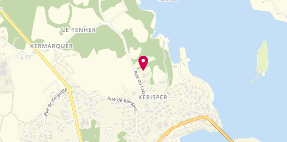 Plan de Camping Kervilor, 21 Route Latz, 56470 La Trinité-sur-Mer