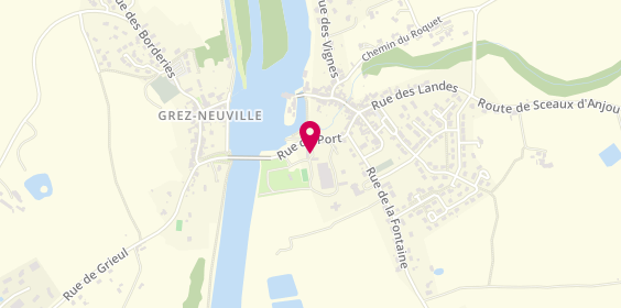 Plan de Camping Municipal, 1 Rue du Port, 49220 Grez-Neuville
