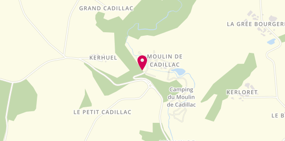 Plan de Camping du Moulin de Cadillac, Moulin de Cadillac, 56190 Noyal-Muzillac