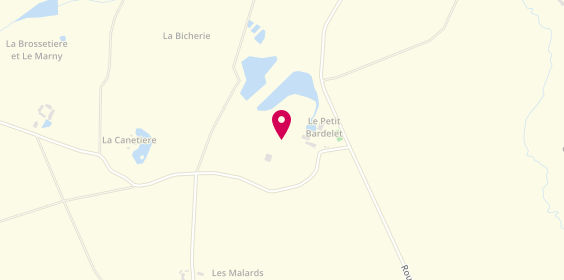 Plan de Les Bois du Bardelet - Camping en Val de Loire - Camping Chateaux de la Loire, Le Petit Bardelet, 45500 Poilly-lez-Gien
