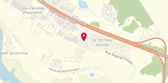Plan de Mega 2, le Poteau Rouge
Rue Duguay Trouin, 56450 Theix-Noyalo