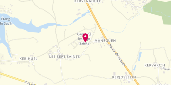 Plan de Mobil-Home dans Camping les Sept Saints, Lieu-Dit Les 7 -Saints
Lot. De Maneguen, 56410 Erdeven