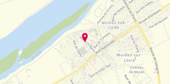 Plan de Camping de Muides Sur Loire, Mairie, 41500 Muides-sur-Loire