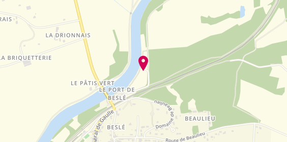 Plan de Camping Municipal le Port Besle, Le Port de Besle, 44290 Guémené-Penfao