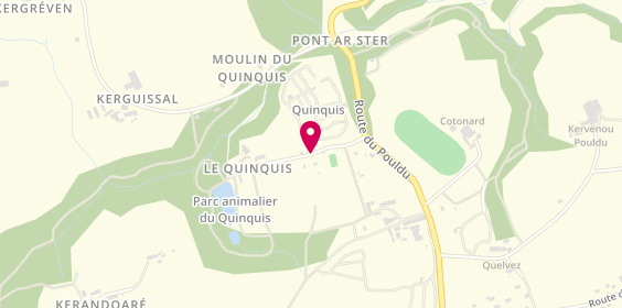 Plan de Camping du Quinquis, Le Pouldu Lieu Dit Quinquis N.2, 29360 Clohars-Carnoët