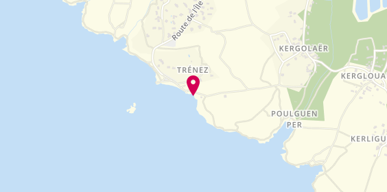 Plan de Camping de l'Île Percee, Plage De
Trenez, 29350 Moëlan-sur-Mer