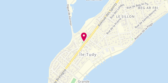 Plan de Camping G C U, 24 Av. Des Sports, 29980 Île-Tudy