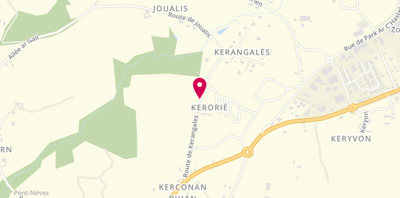 Plan de Camping de Bénodet, 26 Route de Kerangales, 29950 Bénodet