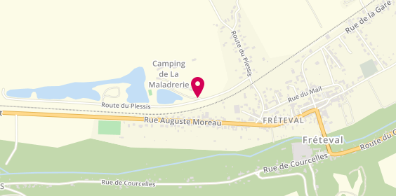 Plan de Camping les 2 Étangs, Rue du Plessis, 41160 Fréteval