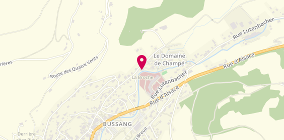 Plan de Sunelia Domaine de Champé, 14 Rue des Champs Naves, 88540 Bussang