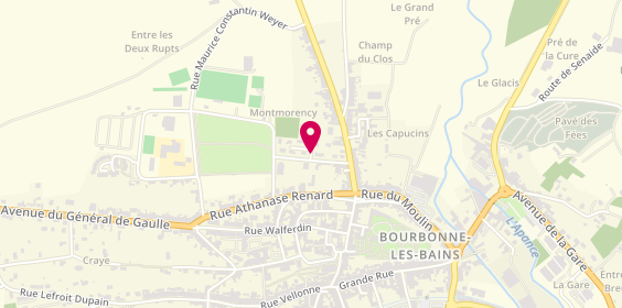 Plan de Sg Loisirs, Rue Stade, 52400 Bourbonne-les-Bains
