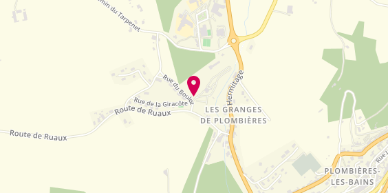Plan de Camping de l'Hermitage, 54 Rue du Boulot, 88370 Plombières-les-Bains